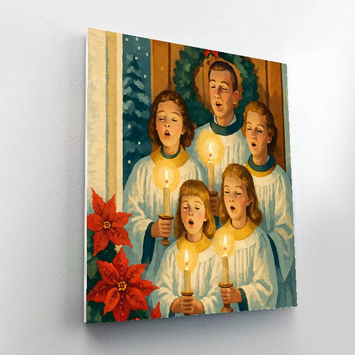 Candlelit Blessing paint by numbers