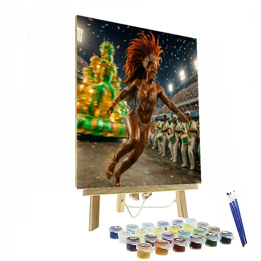 Rio Samba Night Parade Paint by numbers art