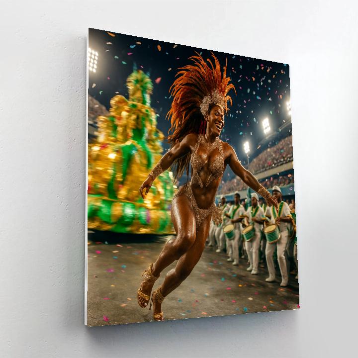 Rio Samba Night Parade Paint by numbers art