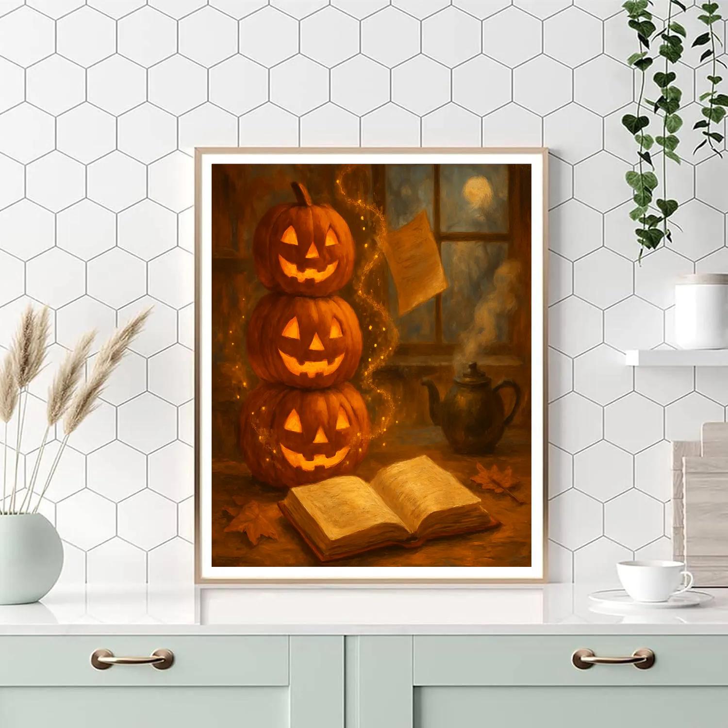 Stacked Lanterns And Secret Recipes Paint by numbers kits