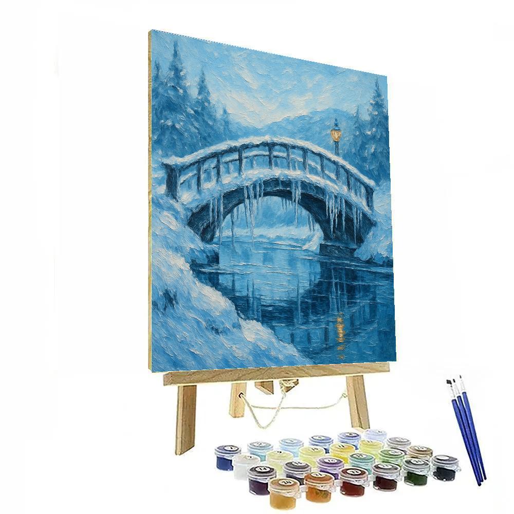 Icicle Bridge Arc Paint by numbers art