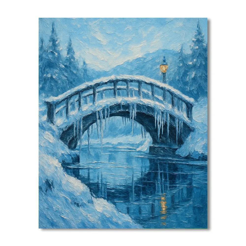 Icicle Bridge Arc Paint by numbers art