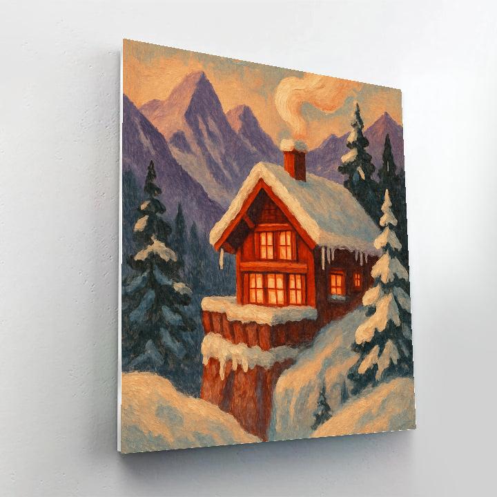 Chalet Ember Glow Number painting