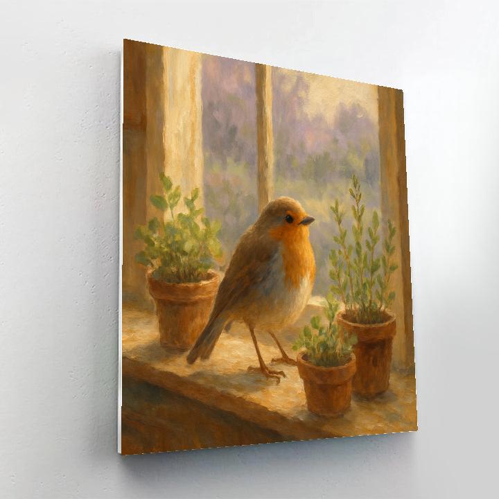 Robin Kitchen Window Numbered painting kits