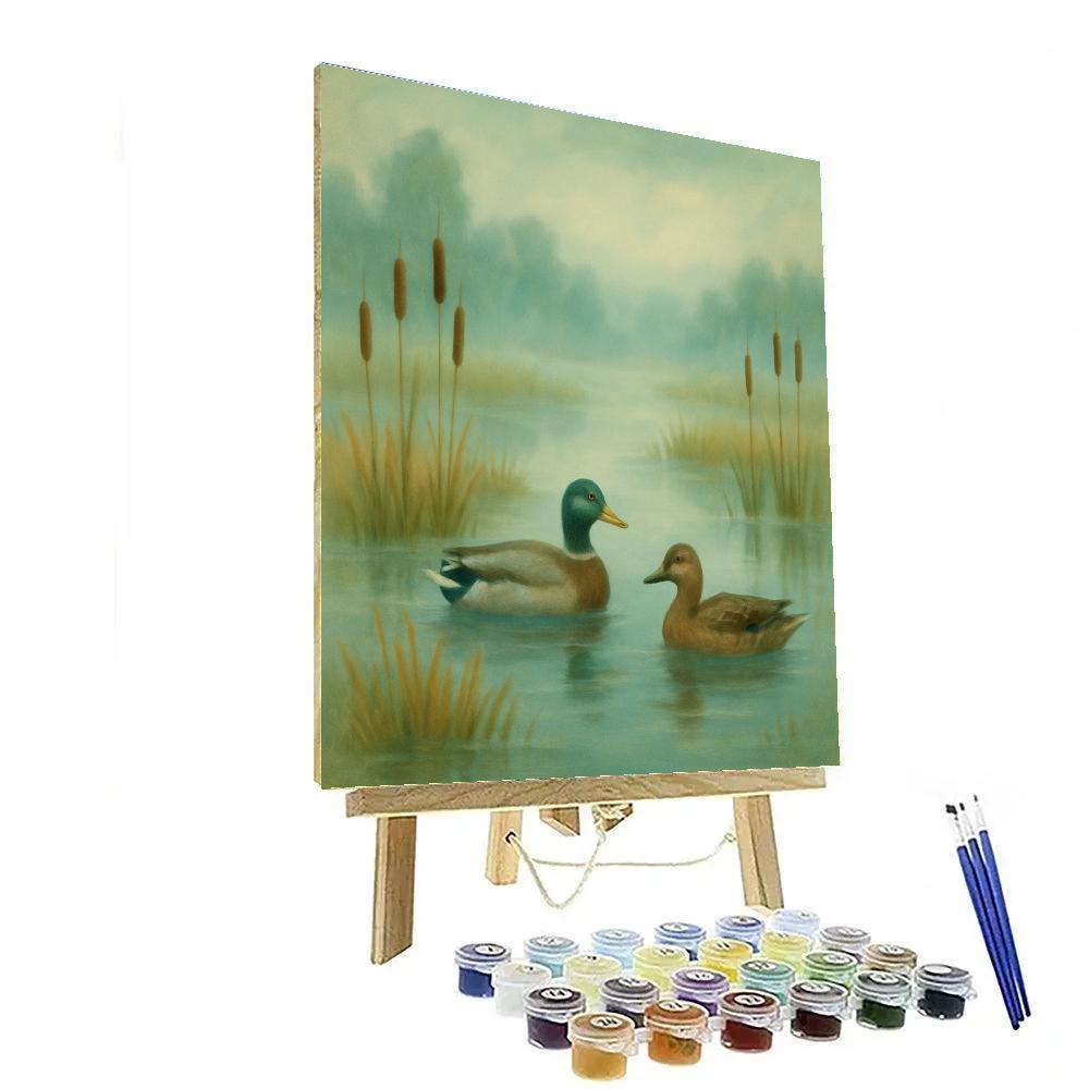 Mist And Mallards Paint by numbers kits