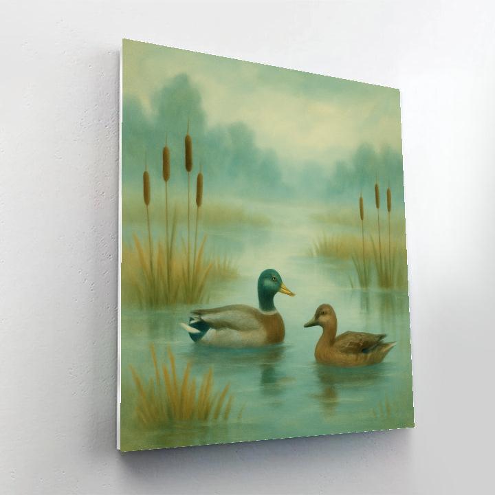 Mist And Mallards Paint by numbers kits