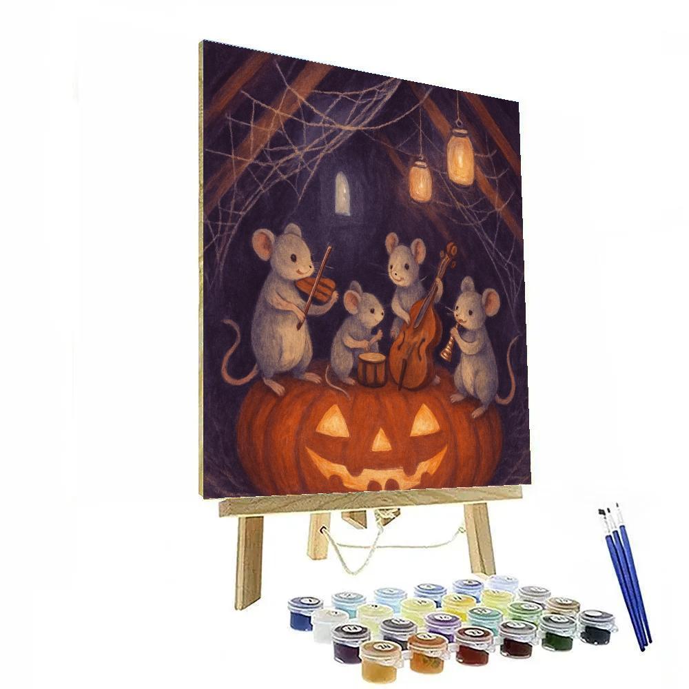 Cobweb Concert In The Attic painting number kit