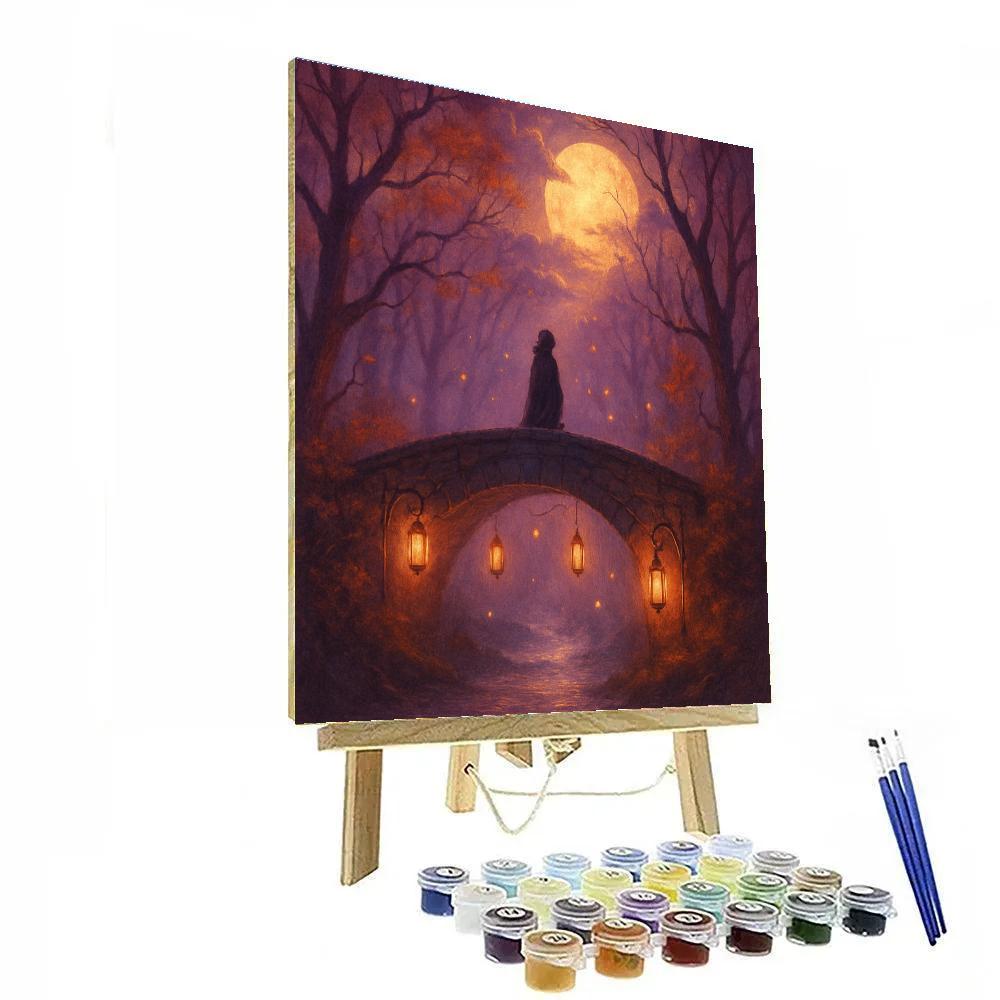 Lanterns Of The Hollow Bridge Paint by numbers art