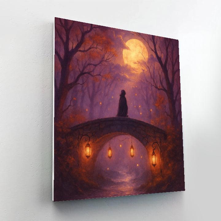 Lanterns Of The Hollow Bridge Paint by numbers art