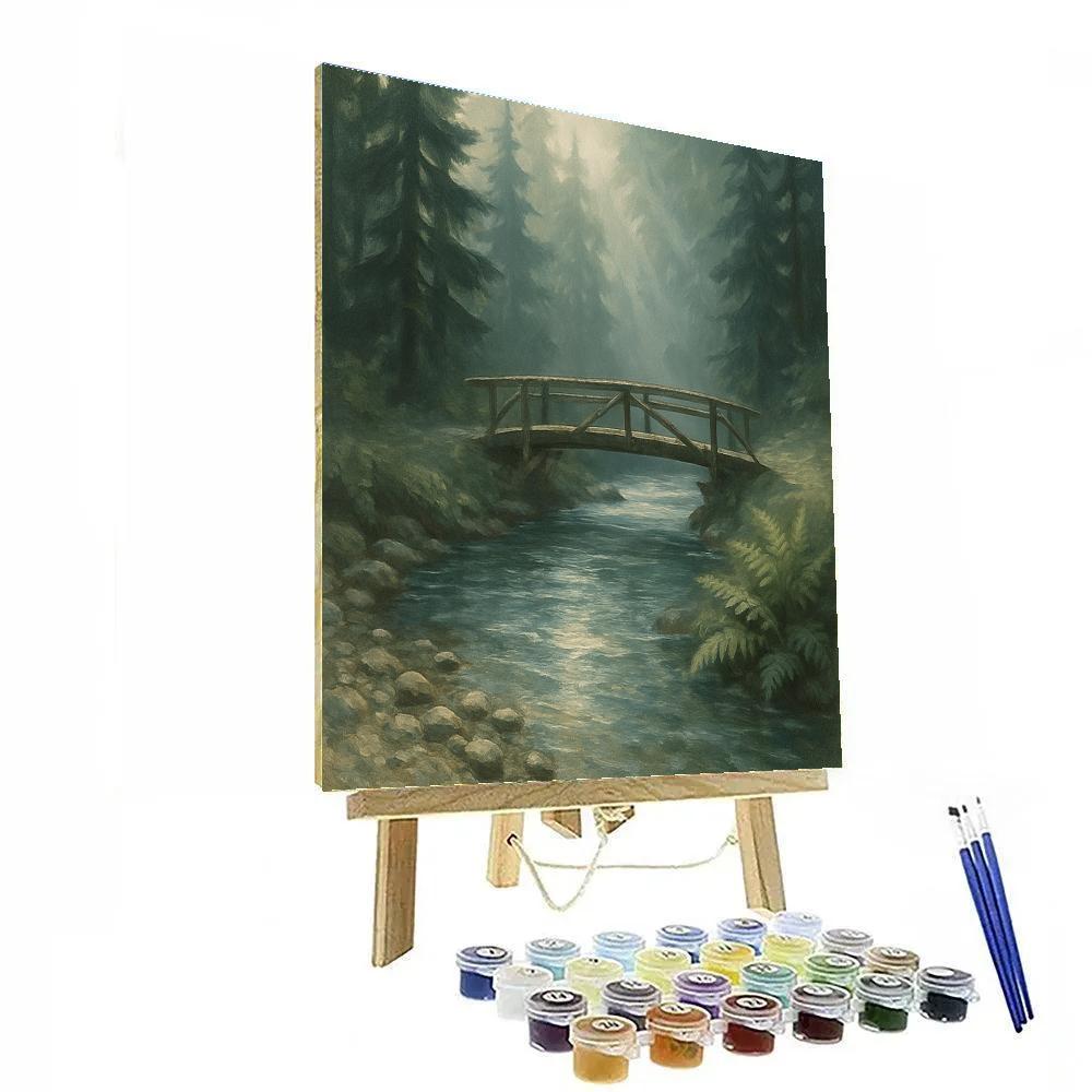 Silver Creek Hidden Bridge Paint by numbers art