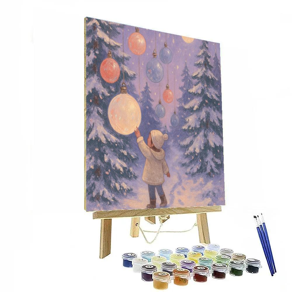 Ornament Forest Path Paint by numbers art