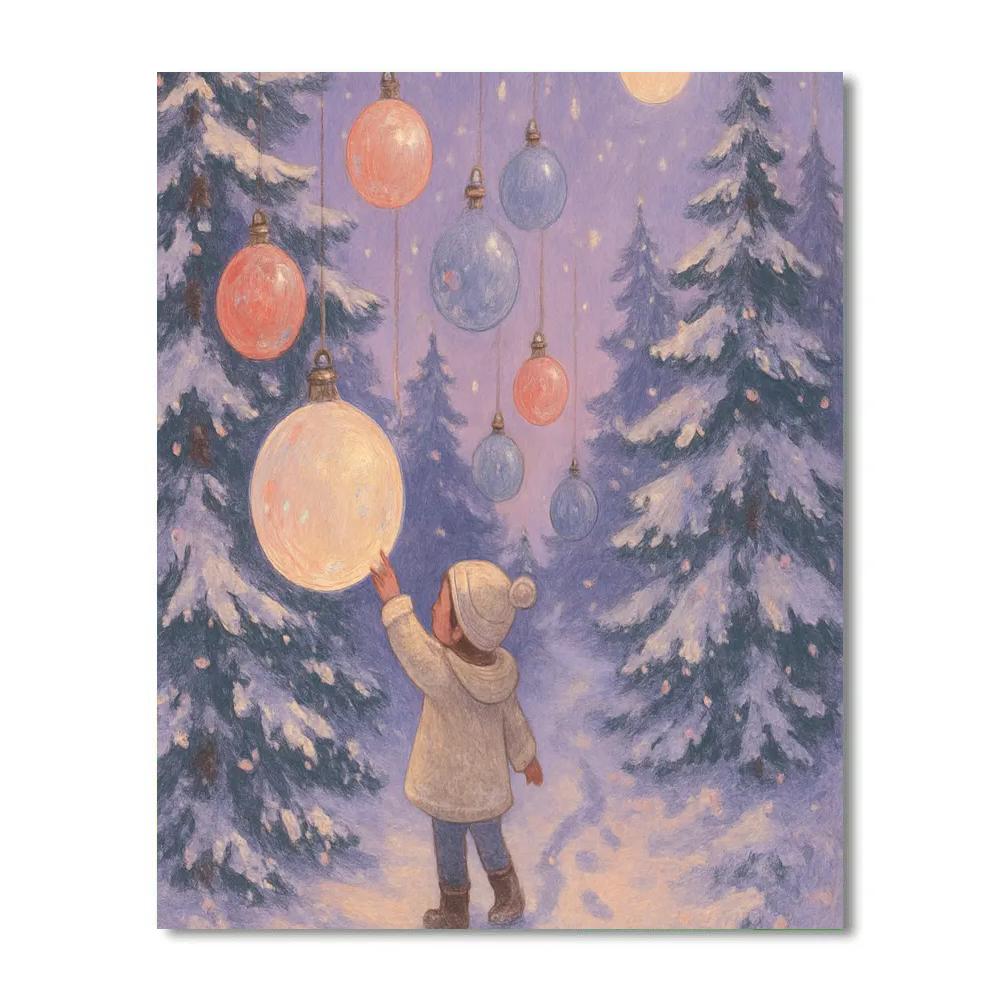 Ornament Forest Path Paint by numbers art