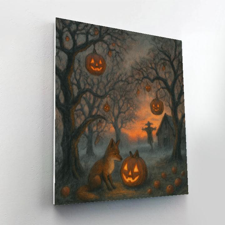 Silent Orchard Watch Numbered painting kits
