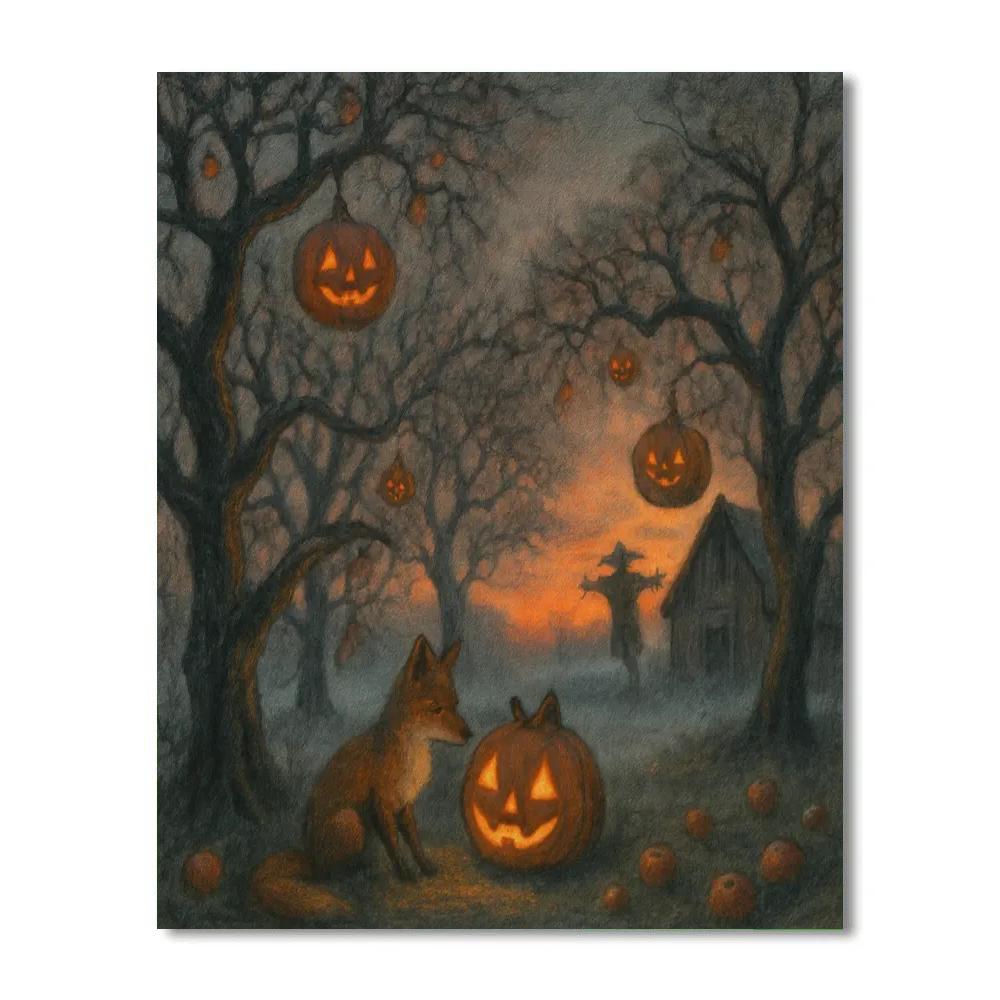 Silent Orchard Watch Numbered painting kits