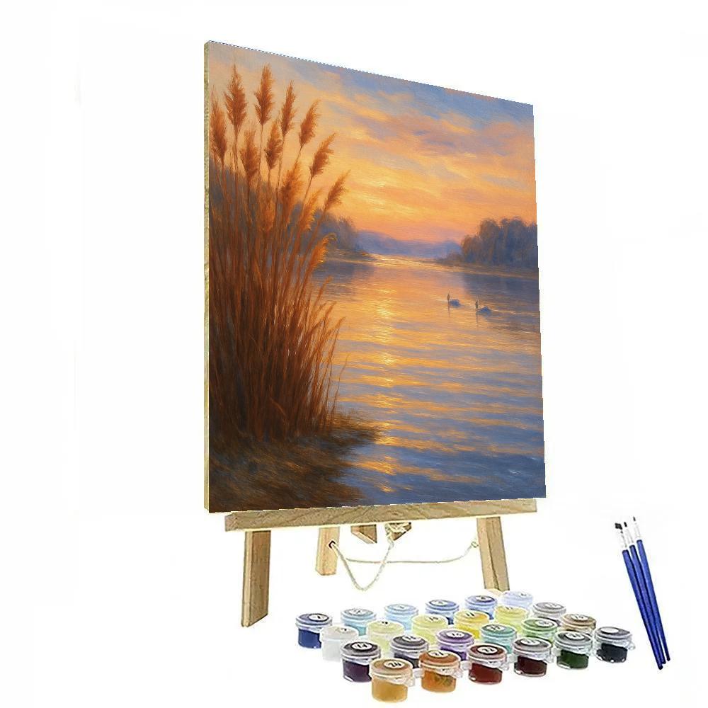 Golden Hour Reed Sonata Numbered painting kits