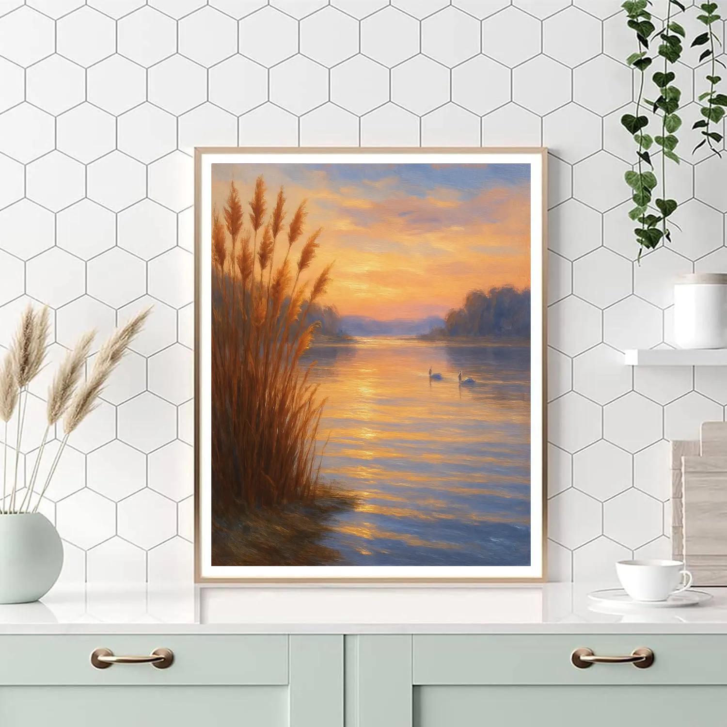 Golden Hour Reed Sonata Numbered painting kits