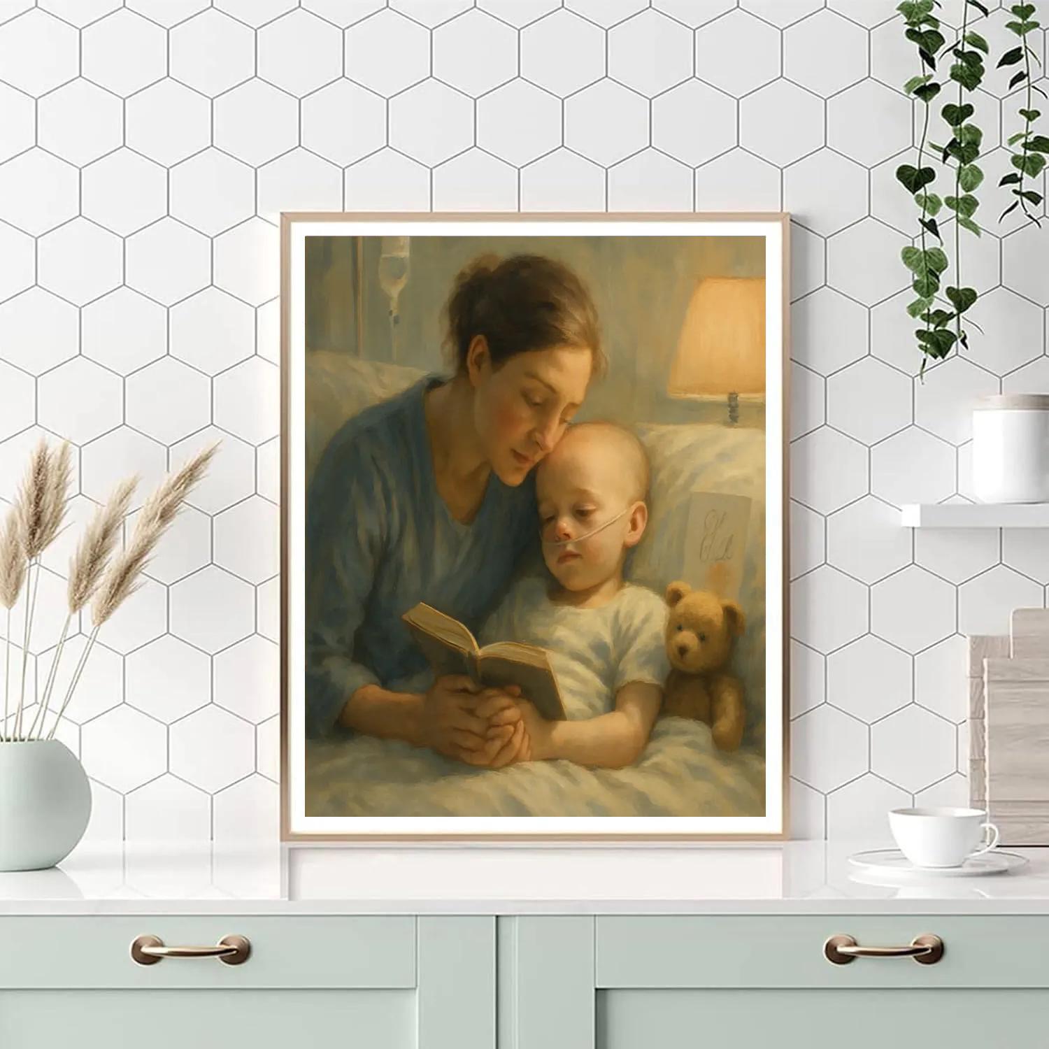 Quiet Hospital Vigil Comfort painting number kit