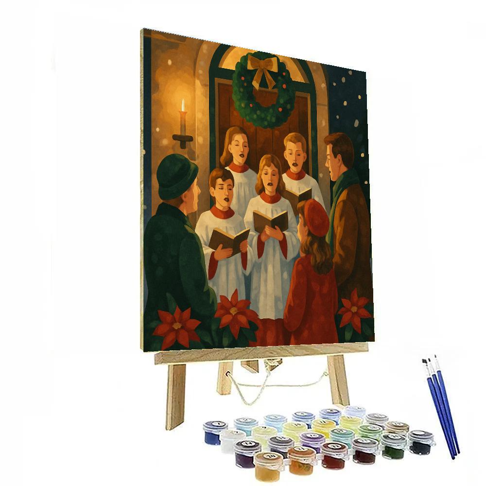 Candlelit Blessing paint by numbers