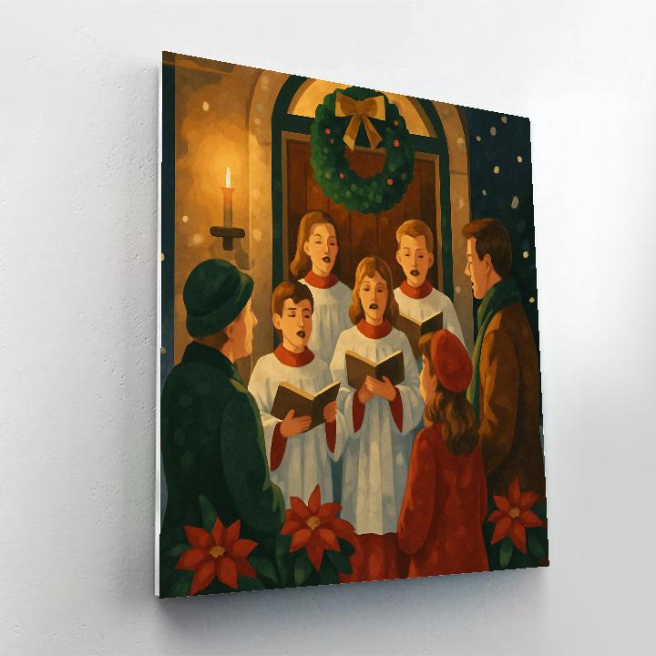 Candlelit Blessing paint by numbers