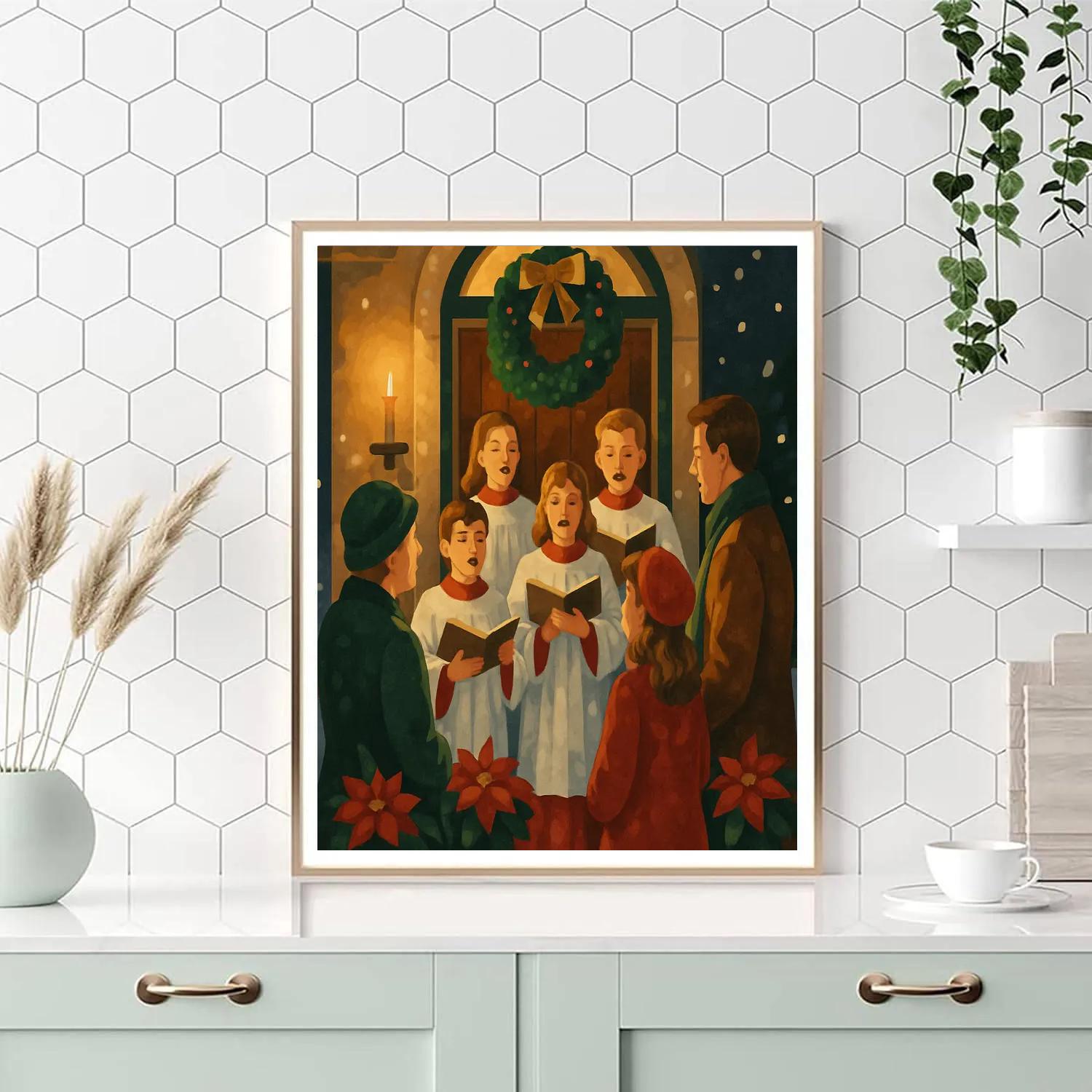 Candlelit Blessing paint by numbers