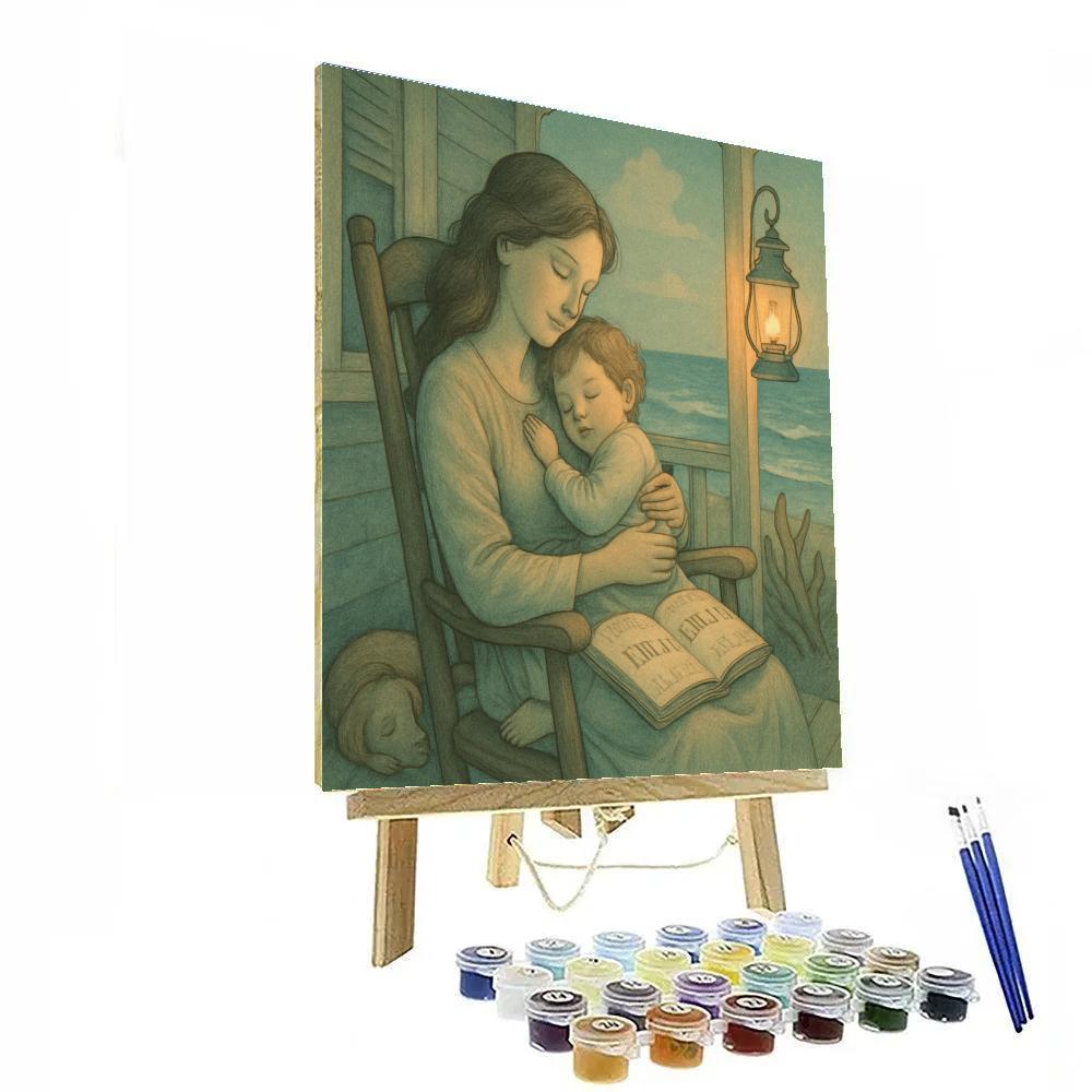 Seaside Bedtime Lullaby paint by numbers