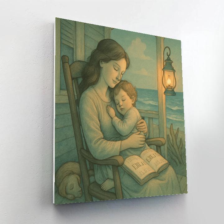 Seaside Bedtime Lullaby paint by numbers