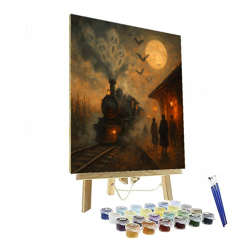 Spectral Train To Harvest Station DIY paint by numbers