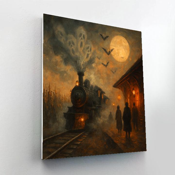 Spectral Train To Harvest Station DIY paint by numbers