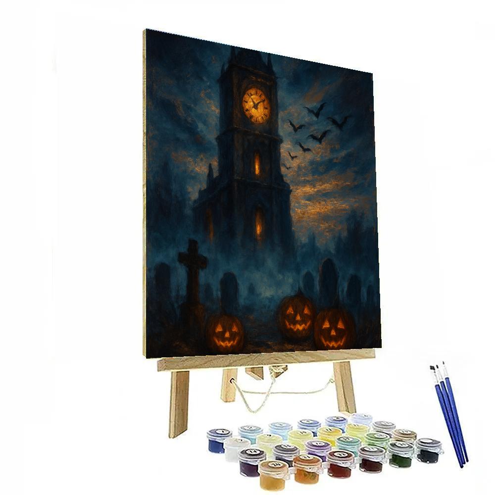 The Hollow Clockyard painting number kit