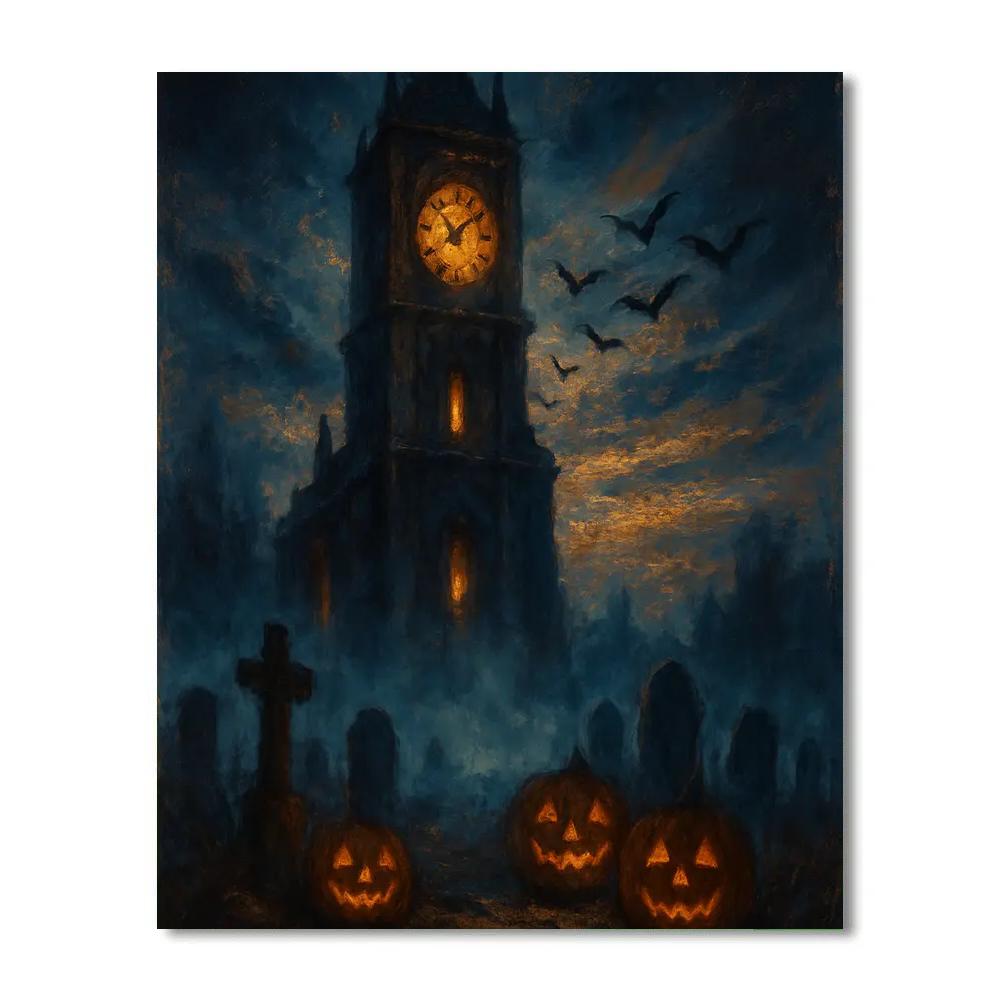 The Hollow Clockyard painting number kit