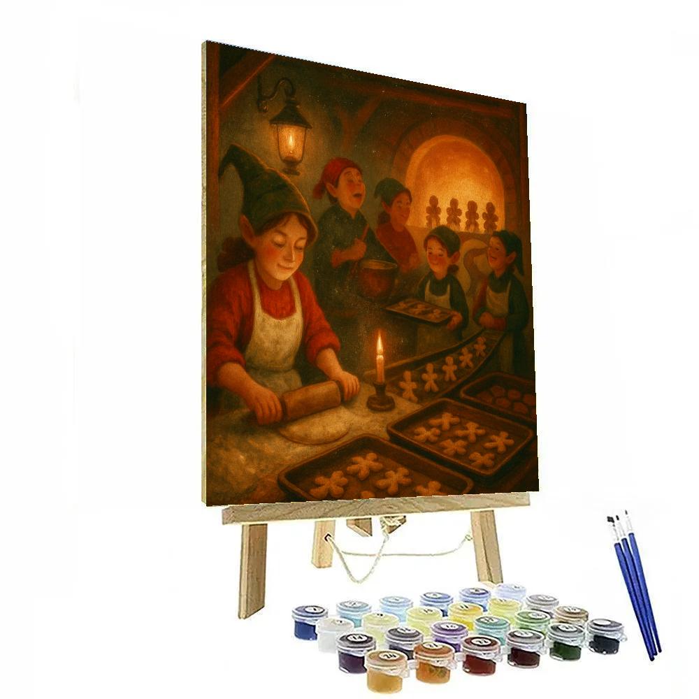 Cookie Factory Night Shift paint by numbers