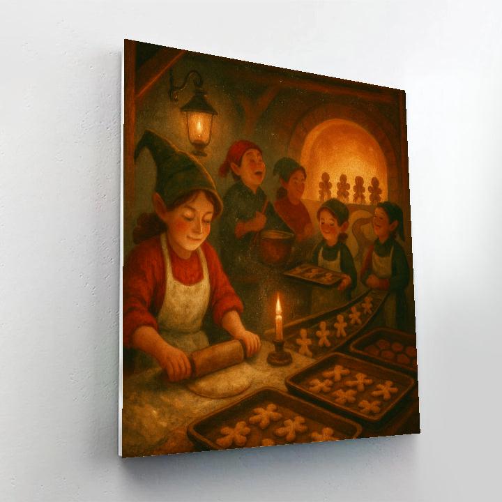 Cookie Factory Night Shift paint by numbers