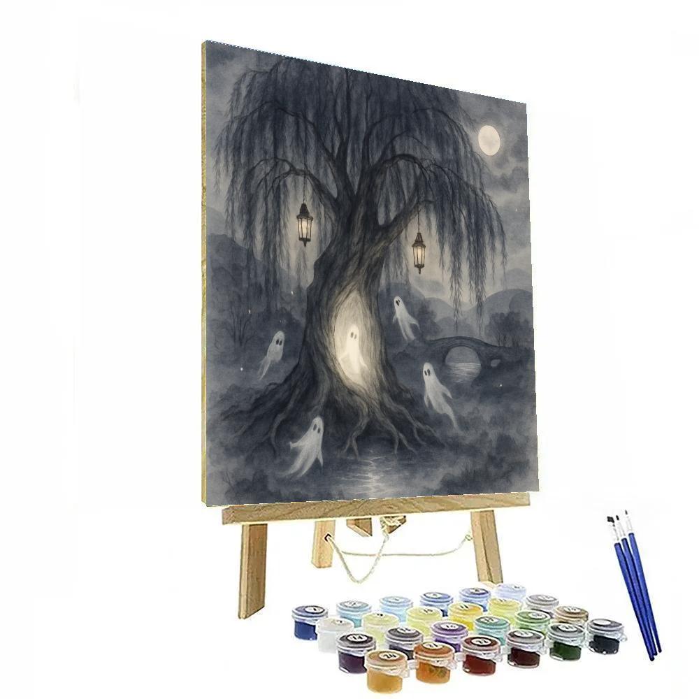 Whispering Willow Hollow Number painting