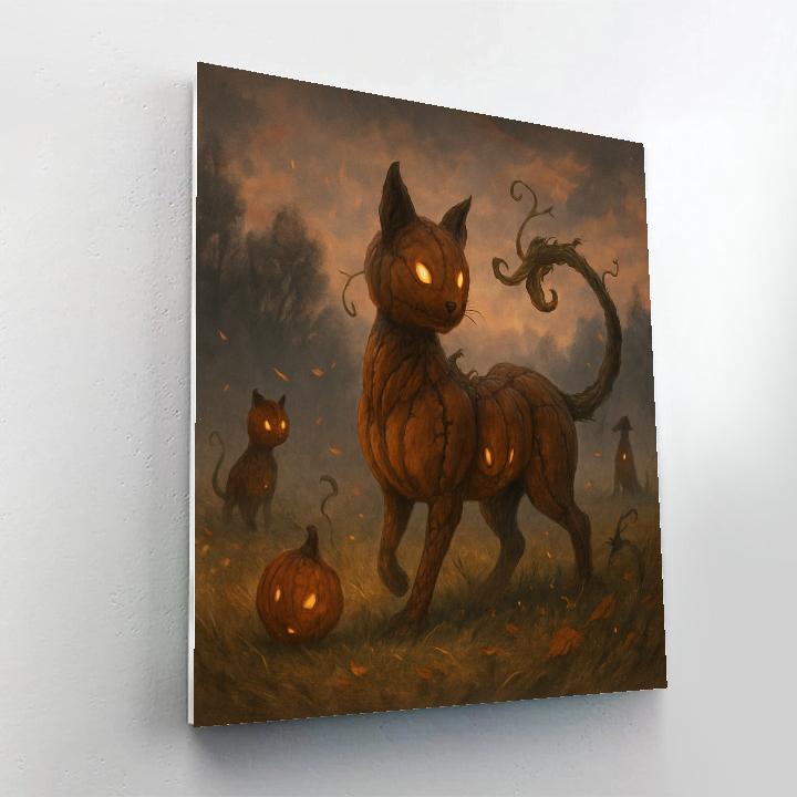 Autumn Chimera Meadow Number painting