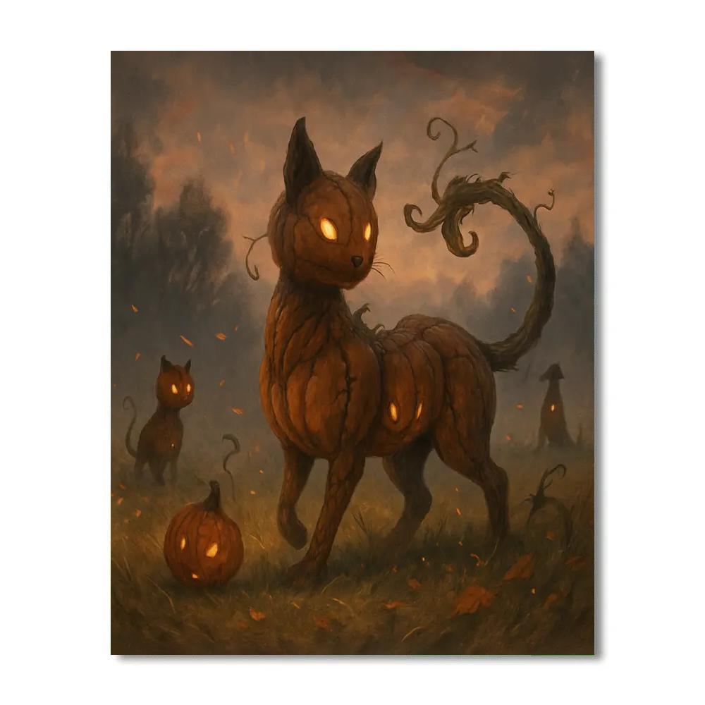Autumn Chimera Meadow Number painting