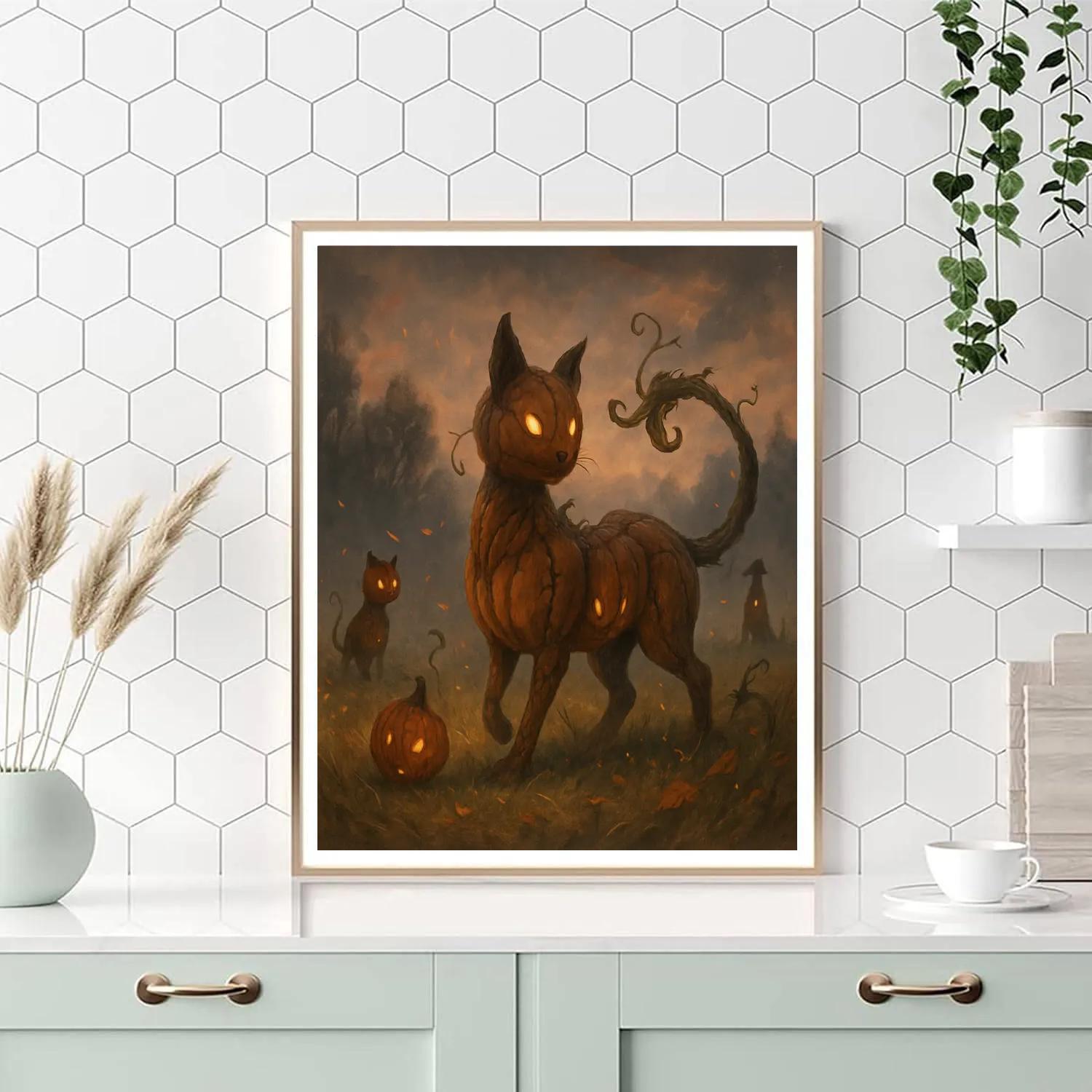 Autumn Chimera Meadow Number painting