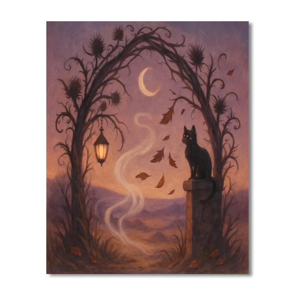 Crescent Gate Of Thistle Hollow Paint by numbers kits
