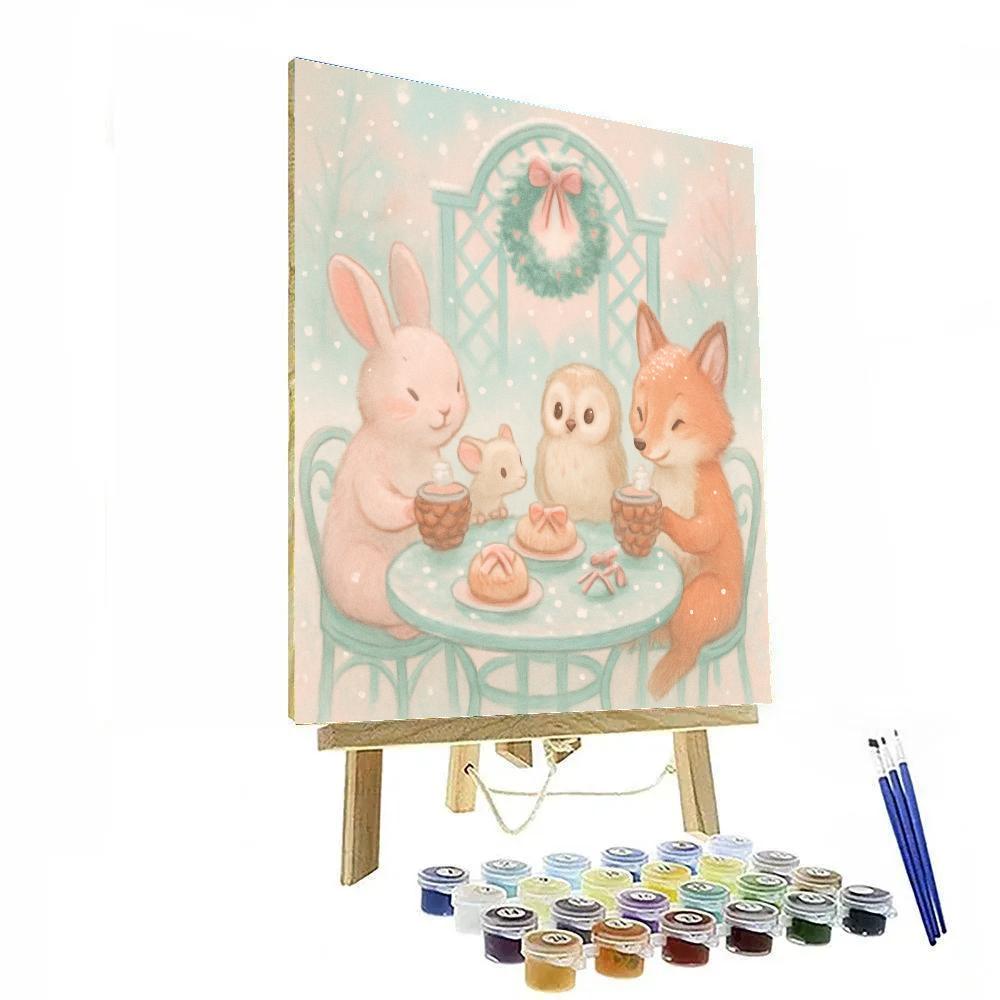 Frost Garden Tea Party paint by number