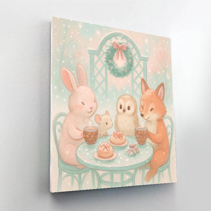 Frost Garden Tea Party paint by number