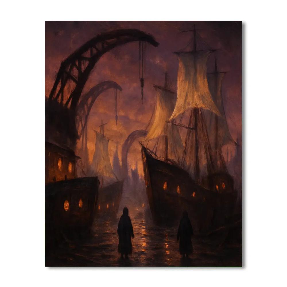 The Lantern Shipyard paint by numbers