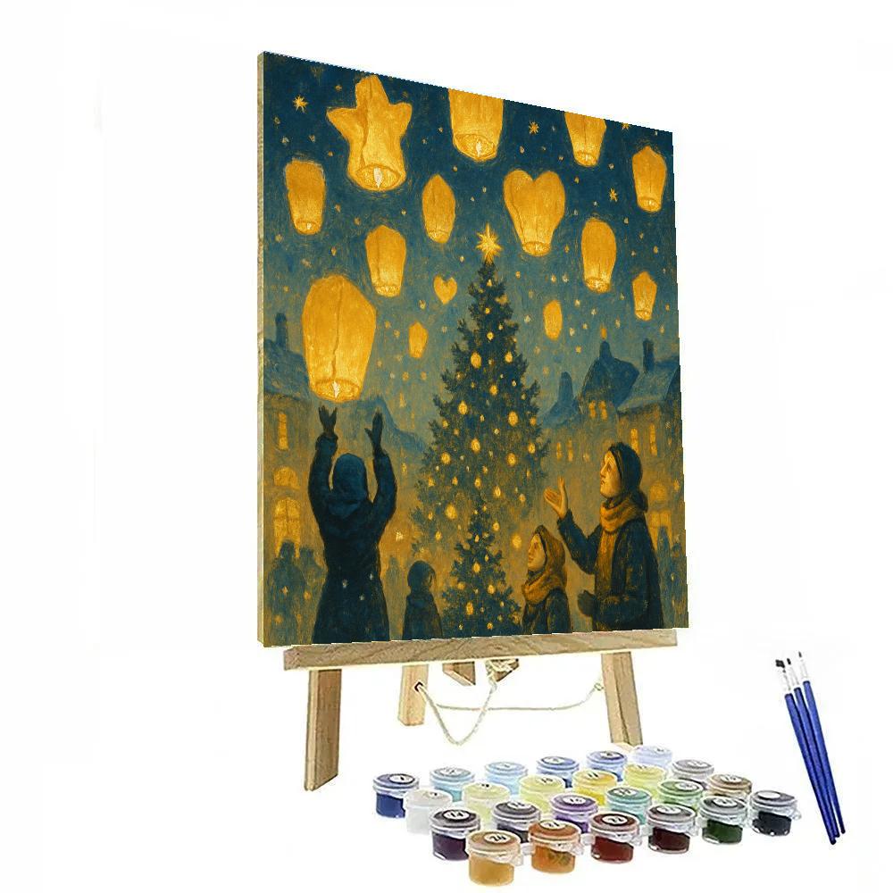 Festival Of Paper Lanterns Painting by numbers kit