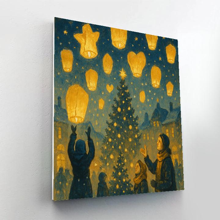 Festival Of Paper Lanterns Painting by numbers kit