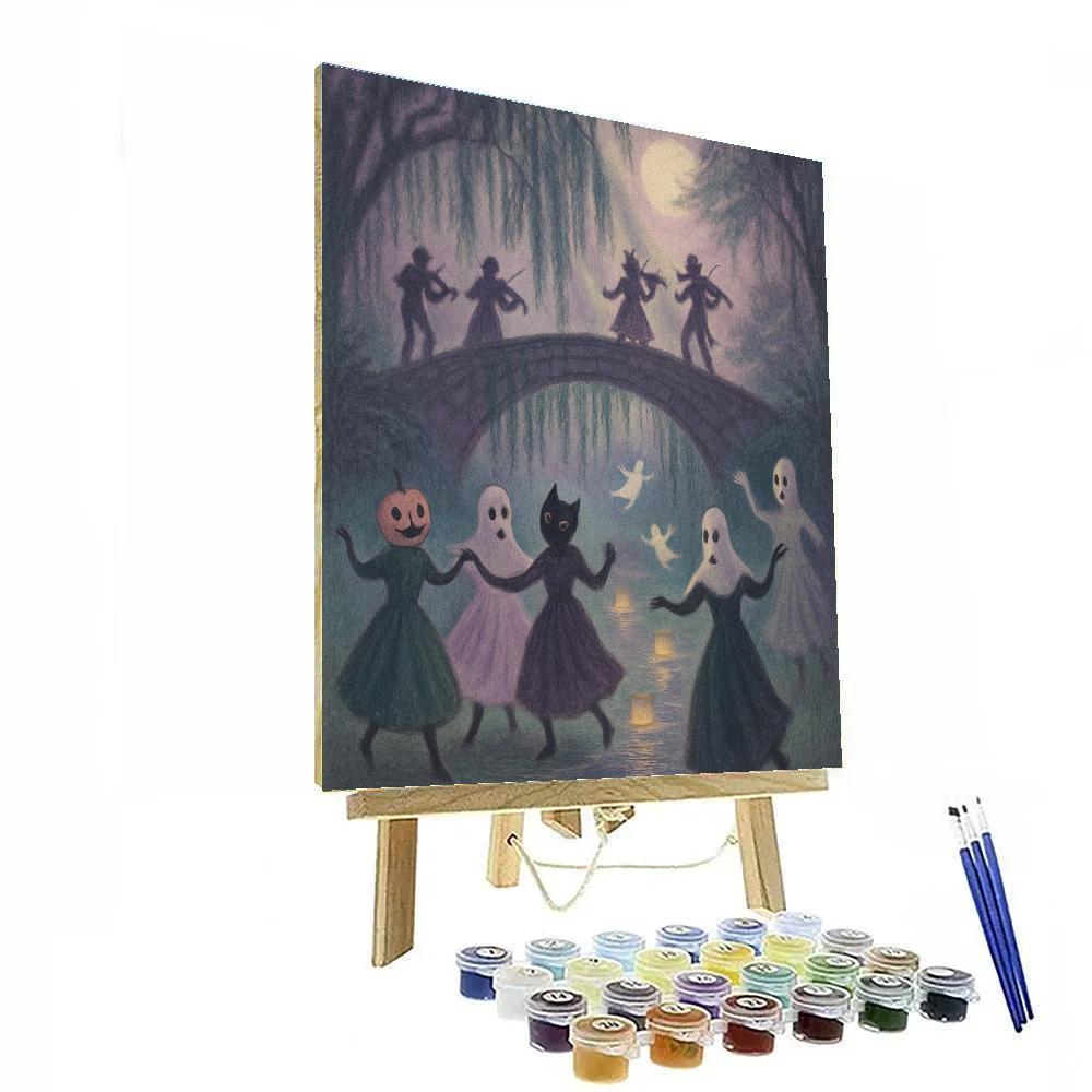 Willow Bridge Revels Number painting