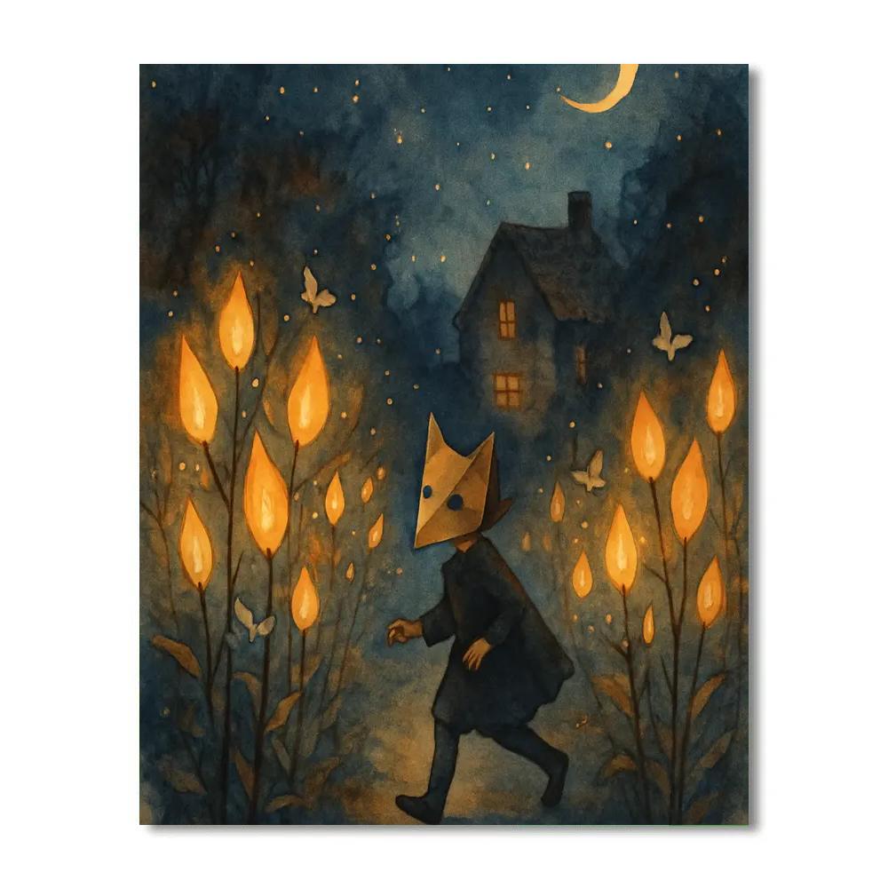 Midnight Milkweed Lane Paint by numbers kits