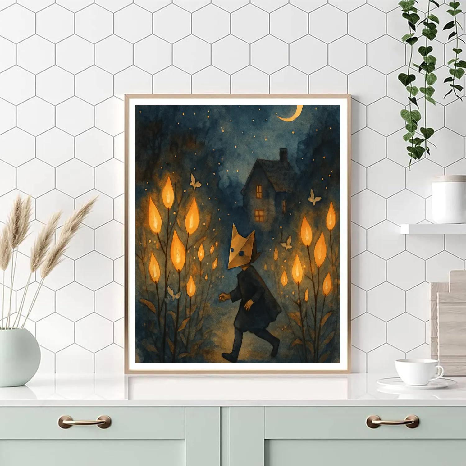 Midnight Milkweed Lane Paint by numbers kits