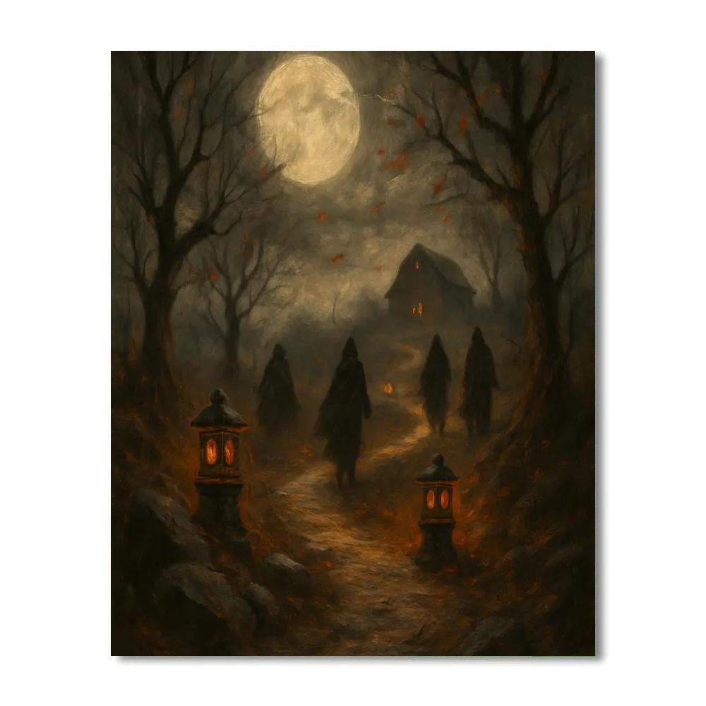 Hollow Ridge Lantern Walk paint by number