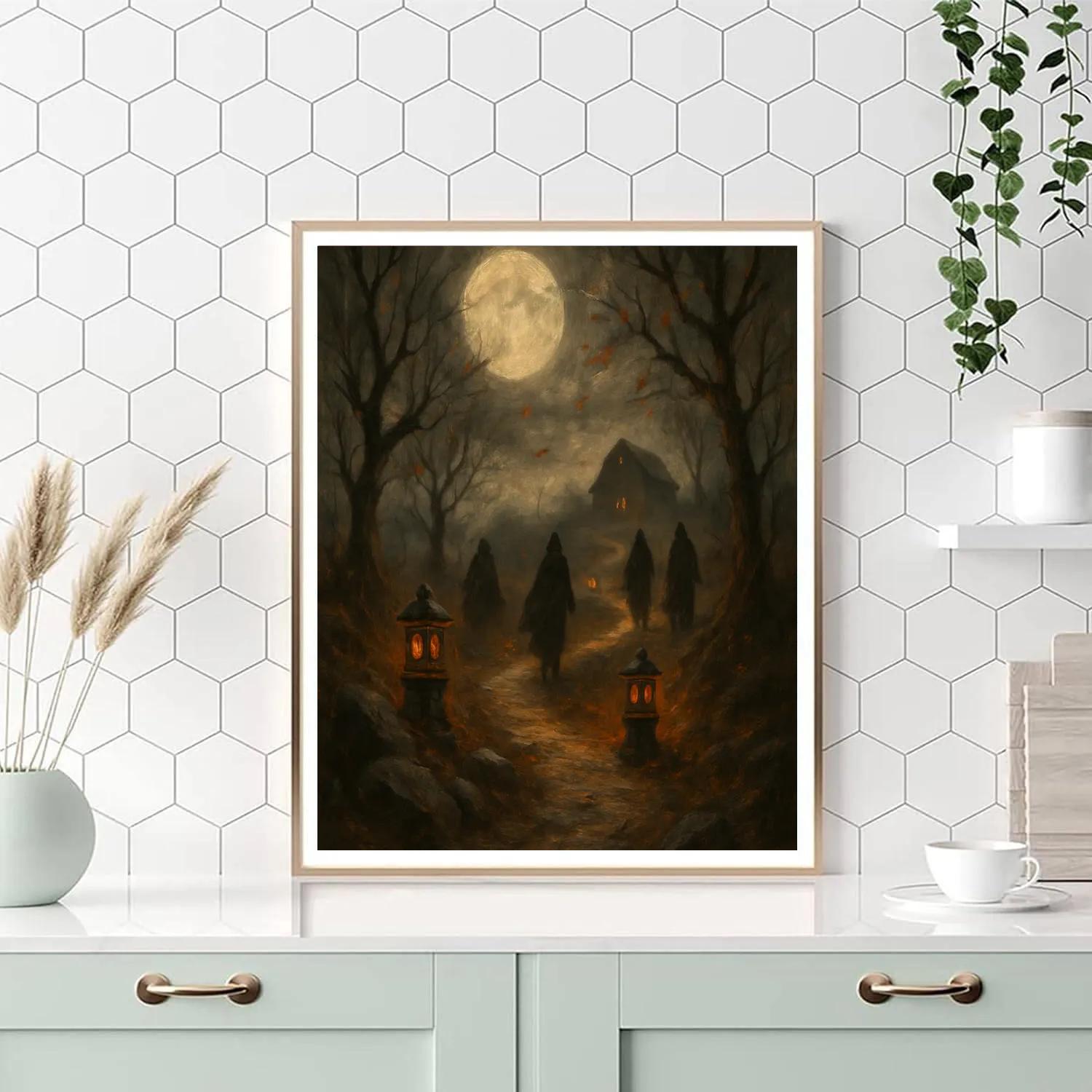 Hollow Ridge Lantern Walk paint by number