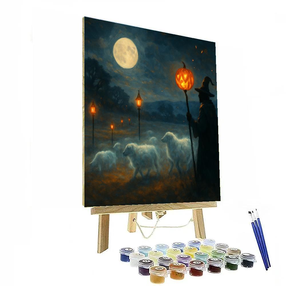 The Lantern Shepherd paint by number