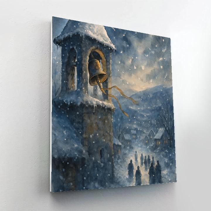 Frostbitten Bell Tower painting number kit
