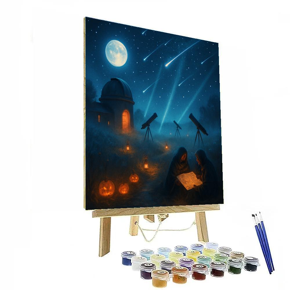 The Moonfield Observatory Painting by numbers kit
